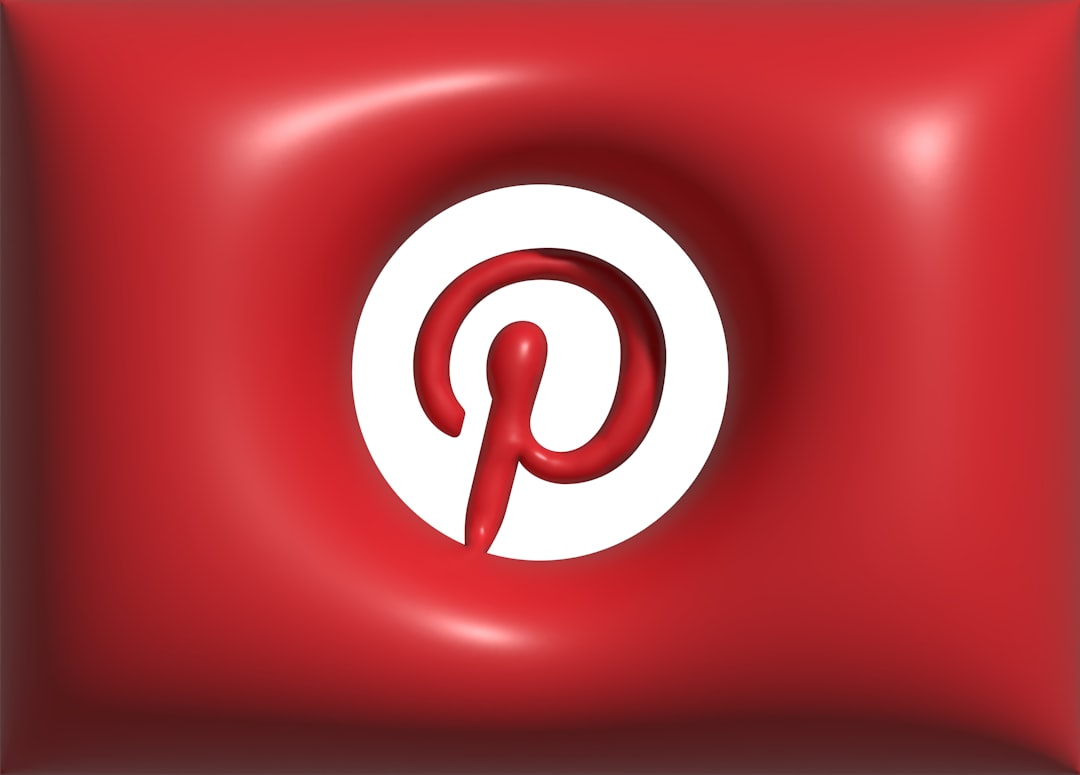 Pinterest Logo 3D inflated
